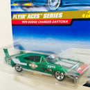 1998 Hot Wheels Flyin' Aces Series 1970 Dodge Charger Daytona verde 5SP