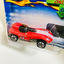 2002 Hot Wheels Cat-A-Pult 176 rojo 5SP base ZAMAC