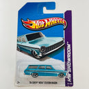 2013 Hot Wheels HW Showroom 64 Chevy Nova Station Wagon celeste metálico OH5