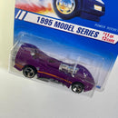 1995 Hot Wheels Model Series Power Rocket morado metálico 3SP