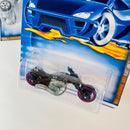 2001 Hot Wheels Skull & Crossbones Colección Set de 4 - Rigor Motor, Blast Lane, Deuce Roadster, Screamin' Hauler