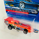 2000 Hot Wheels Speed Blaster Series Pontiac Firebird Funny Car naranja metálico 5SP base ZAMAC Blíster 90s
