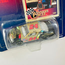 1997 Hasbro Winners Circle Kenner Lifetime Series NASCAR Jeff Gordon 24 Dupont  Chroma Premier Chevrolet Monte Carlo negro con dorado Llantas Goodyear con Tarjeta con Autógrafo