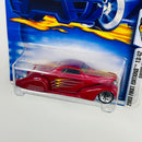 2003 Hot Wheels 35 Aniversario First Editions Swoop Coupe 025 rojo 5SP con SK5 Tarjeta Borde Blanco