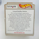 2001 Hot Wheels Special Edition Lexmark 67 Pontiac GTO blanco Llantas de Goma RR