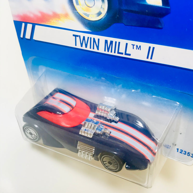 1996 Hot Wheels Twin Mill II azul oscuro UH