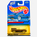 2000 Hot Wheels Jaguar D-Type rojo oscuro metálico LW