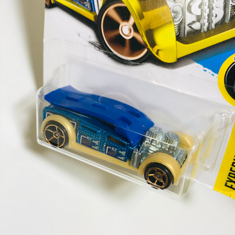 2017 Hot Wheels Experimotors Fast Cash azul OH5