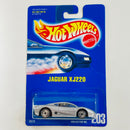 1993 Hot Wheels Jaguar XJ220 203 plata metálico UH Primera Edición