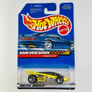 1999 Hot Wheels Game Over Series Shadow Jet amarillo 5SP base ZAMAC