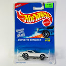 1996 Hot Wheels Corvette Stingray 450 blanco 3SP base ZAMAC