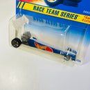 1995 Hot Wheels Race Team Series Dragster azul 5SP base ZAMAC