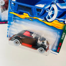 2001 Hot Wheels Rat Rods Series Colección Set de 4 - Track T, 33 Ford Roadster, Phaeton, Shoe Box 49 Ford