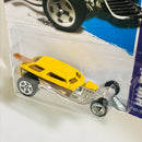 2013 Hot Wheels HW Showroom Surf Crate amarillo 5SP con SK5 base ZAMAC