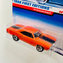 1998 Hot Wheels First Editions 70 Plymouth Roadrunner naranja 5SP Primera Edición
