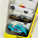 1997 Matchbox American Street Machines 5 Pack Set de 5 - 1962 Chevrolet Corvette, 1957 Chevrolet Bel Air Hot Rod, 1957 Ford Thunderbird, 1970 Pontiac GTO, 1933 Willys Street Rod