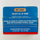 1991 Matchbox NFL Team Collectible Limited Edition Miami Dolphins Model A Ford Van naranja