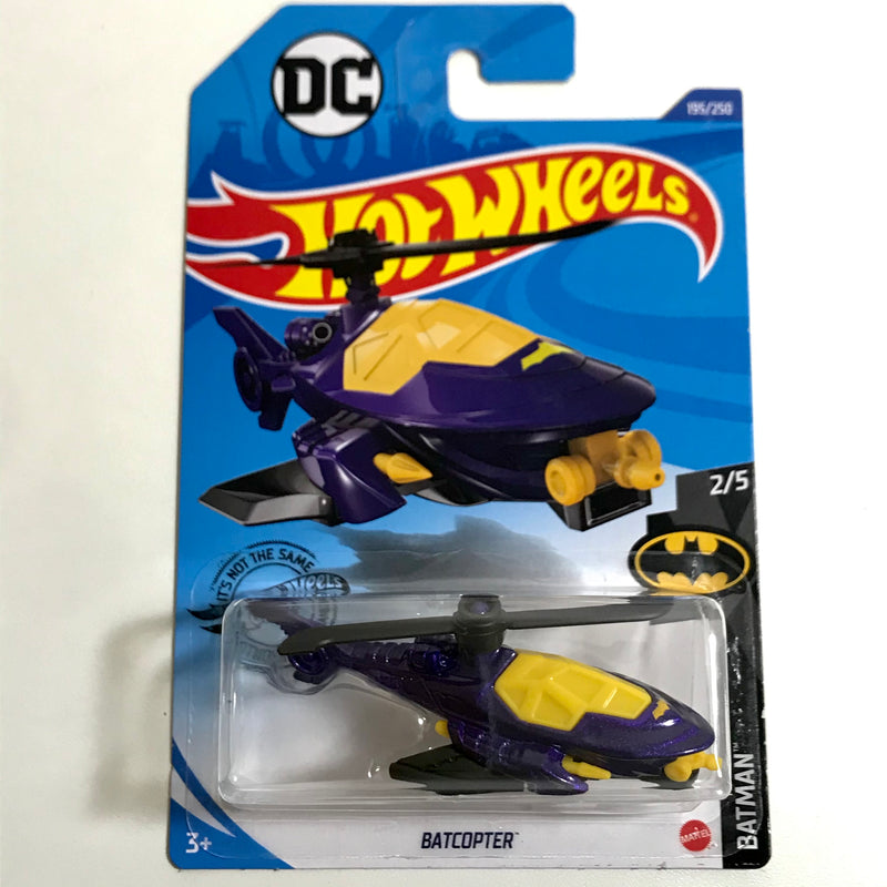 2020 Hot Wheels DC Batman Batcopter morado