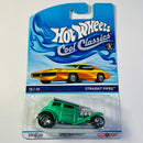 2014 Hot Wheels Cool Classics Series 2 Straight Pipes verde spectrafrost Retro Slots RSW base ZAMAC