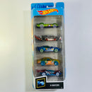 2019 Hot Wheels X-Raycers 5 Pack Set de 5 - Monteracer, Carbonator, Drift Rod, Stockar, Blitzspeeder
