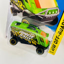 2015 Hot Wheels HW Off-Road Aero Pod verde 6SP base ZAMAC