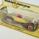 1978 Matchbox Lesney 1:43 Models of Yesteryear 1933 Auburn 851 Supercharged Speedster dorado Llantas de Goma de Inglaterra - Escala 1:43