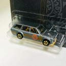 2019 Hot Wheels 51 Anniversary Satin and Chrome 71 Datsun 510 Wagon gris 5SP