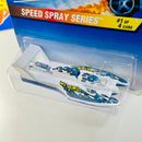 1997 Hot Wheels Speed Spray Series Colección Set de 4 - Hydroplane, Street Roader, XT-3, Ford Funny Car