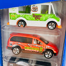 1999 Hot Wheels City Center 5 Pack Set de 5 - Good Humor Ice Cream Truck, Dodge Caravan, Mercedes SLK, Fire Eater, Recycling Truck