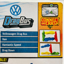 2022 Hot Wheels Monster Trucks Crash Legends Volkswagen VW Drag Bus blanco con celeste 5SP