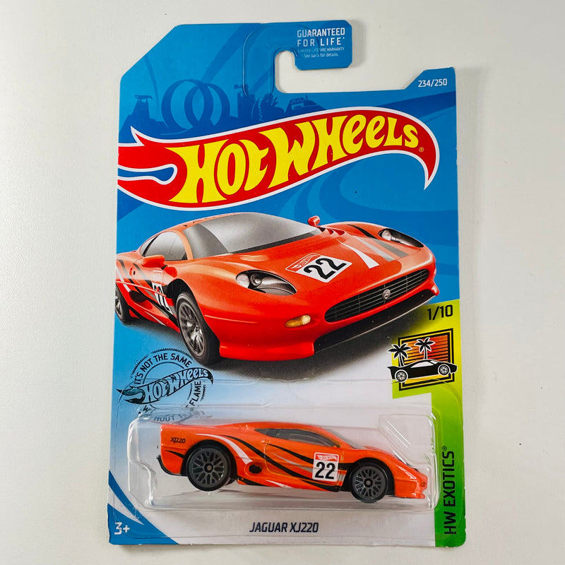 2019 Hot Wheels HW Exotics Jaguar XJ220 naranja LW