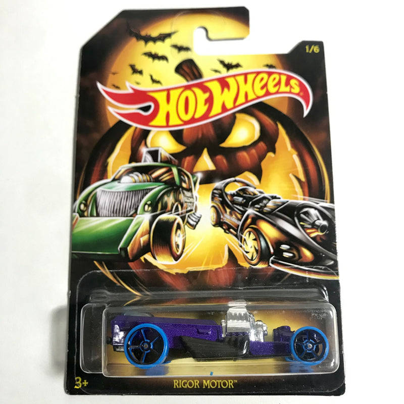 2019 Hot Wheels Happy Halloween Series Rigor Motor morado OH5