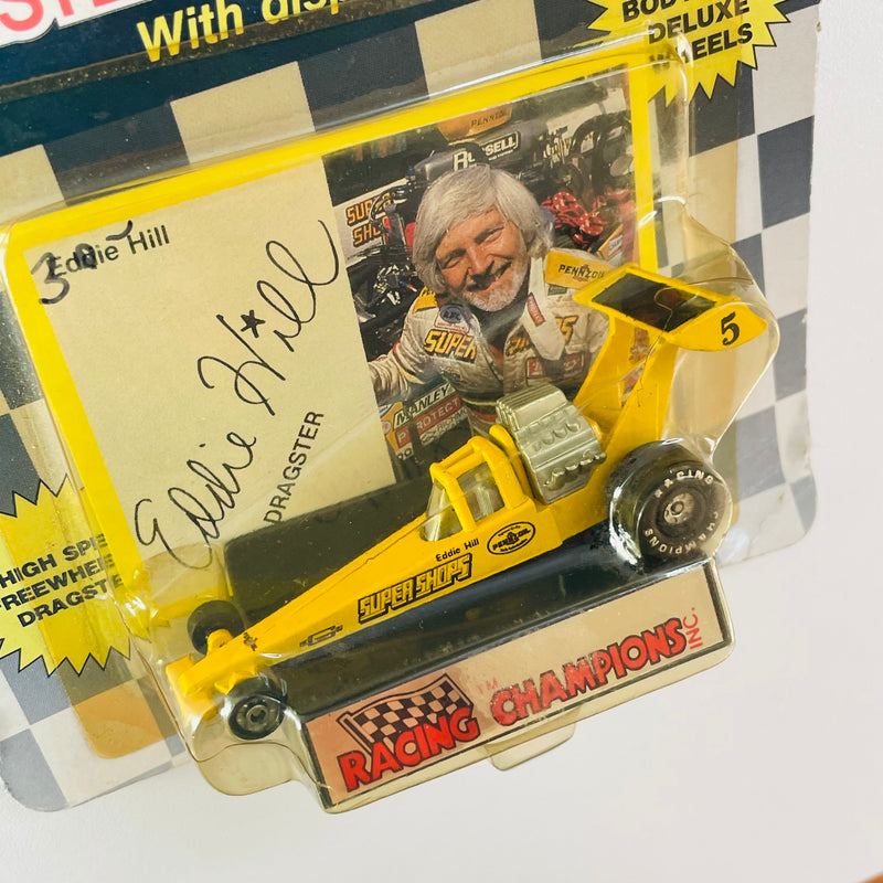 1989 Racing Champions Collectors Series 1 NHRA Eddie Hill Dragster amarillo