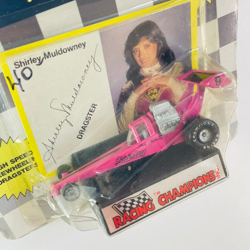 1989 Racing Champions Collectors Series 1 NHRA Shirley Muldowney Dragster rosado