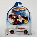 2007 Hot Wheels Holiday Hot Rods Power Pipes plata 3SP base ZAMAC