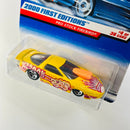 2000 Hot Wheels First Editions Pro Stock Firebird Pontiac amarillo 5SP base ZAMAC Primera Edición
