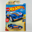 2018 Hot Wheels HW 50 Race Team Rise N Climb azul 50L Primera Edición con 2 Motos atrás