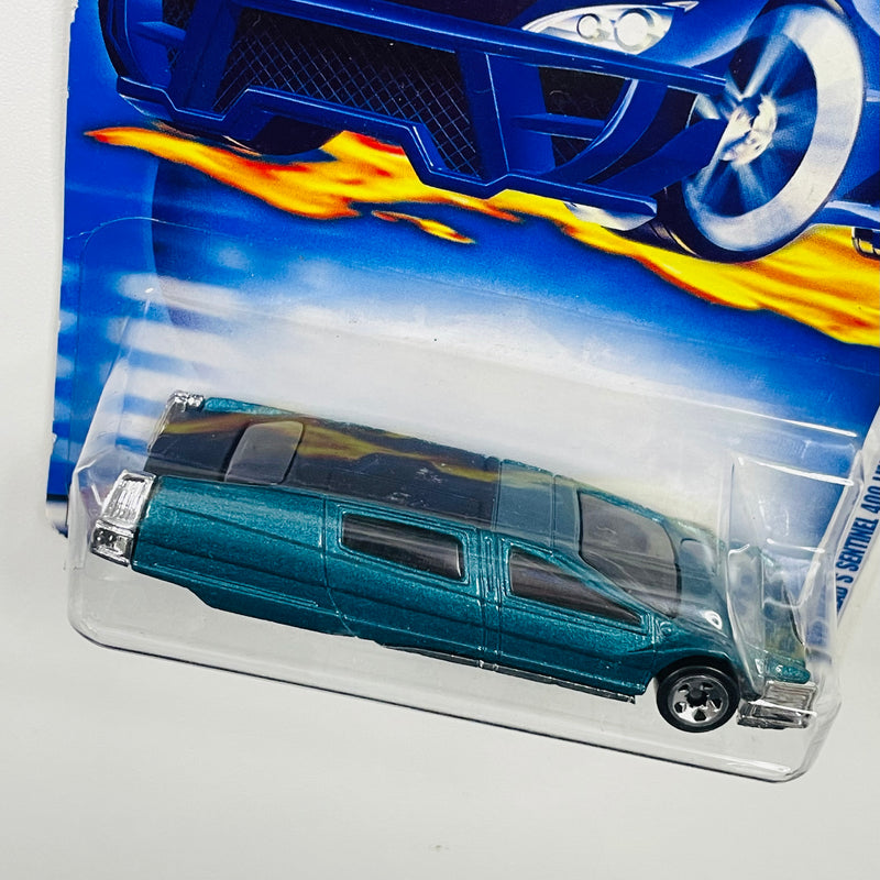 2002 Hot Wheels First Editions Syd Mead's Sentinel 400 Limo 054 verde metálico 5SP