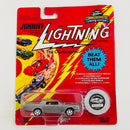 1995 Johnny Lightning The Challengers Commemorative Limited Edition Series 5 Custom Lincoln Continental gris Redline con Moneda Coleccionista