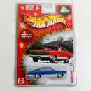 2004 Hot Wheels Limited Edition Holiday Rods Larry Wood 67 Dodge Charger azul Llantas de Goma RR base ZAMAC