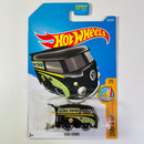 2017 Hot Wheels Surf's Up Volkswagen Kool Kombi negro 5SP