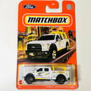 2021 Matchbox 2015 Ford F-150 Contractor Truck blanco