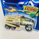 2002 Hot Wheels XS-IVE 140 beige SB Plata base ZAMAC