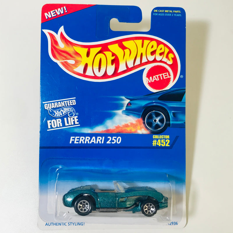 1996 Hot Wheels Ferrari 250 452 verde 7SP