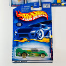 2001 Hot Wheels Extreme Sports Series Colección Set de 4 - MX-48 Turbo, Double Vision, Twin Mill II, Ford Probe Funny Car
