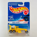 1996 Hot Wheels Street Cleaver amarillo SB Primera Edición Tarjeta Mexicana