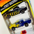 1997 Matchbox American Street Machines 5 Pack Set de 5 - 1962 Chevrolet Corvette, 1957 Chevrolet Bel Air Hot Rod, 1957 Ford Thunderbird, 1970 Pontiac GTO, 1933 Willys Street Rod