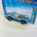 2005 Hot Wheels Drop Tops First Editions Drop Top 028 celeste 5SP base ZAMAC