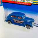 2000 Hot Wheels Circus on Wheels Series Colección Set de 4 - Chevy 56 Flashsider, 32 Ford Delivery, Fat Fendered 40 Ford, Dairy Delivery