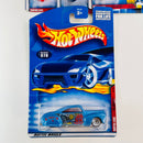 2001 Hot Wheels Monsters Series Colección Set de 4 - 59 Impala, Tail Dragger, 59 Cadillac, Purple Passion
